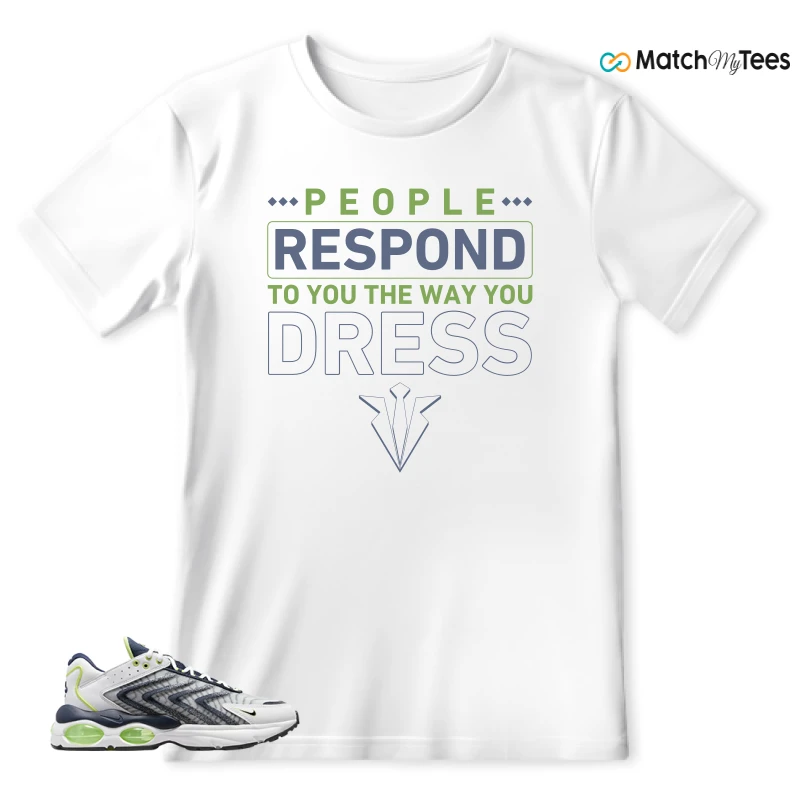 NIKE AIR MAX TW WHITE LEMON TWIST NAVY SNEAKER Matching Tees t-shirt