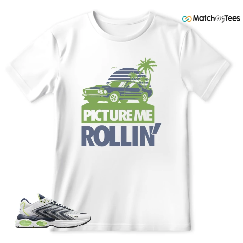 NIKE AIR MAX TW WHITE LEMON TWIST NAVY SNEAKER Matching Tees t-shirt