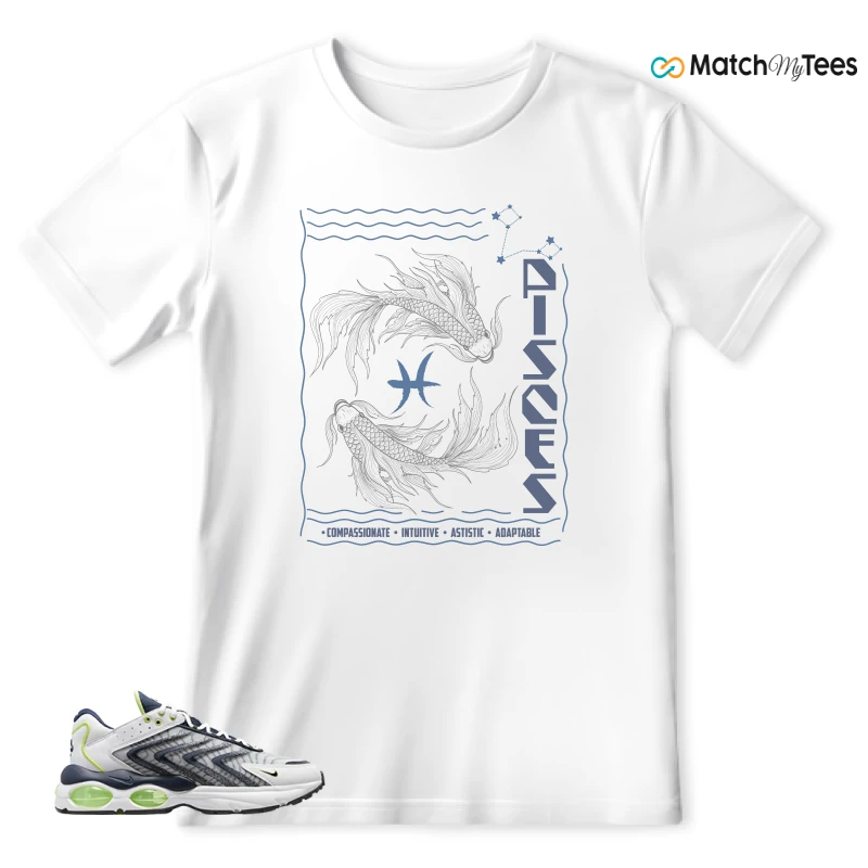 NIKE AIR MAX TW WHITE LEMON TWIST NAVY SNEAKER Matching Tees t-shirt