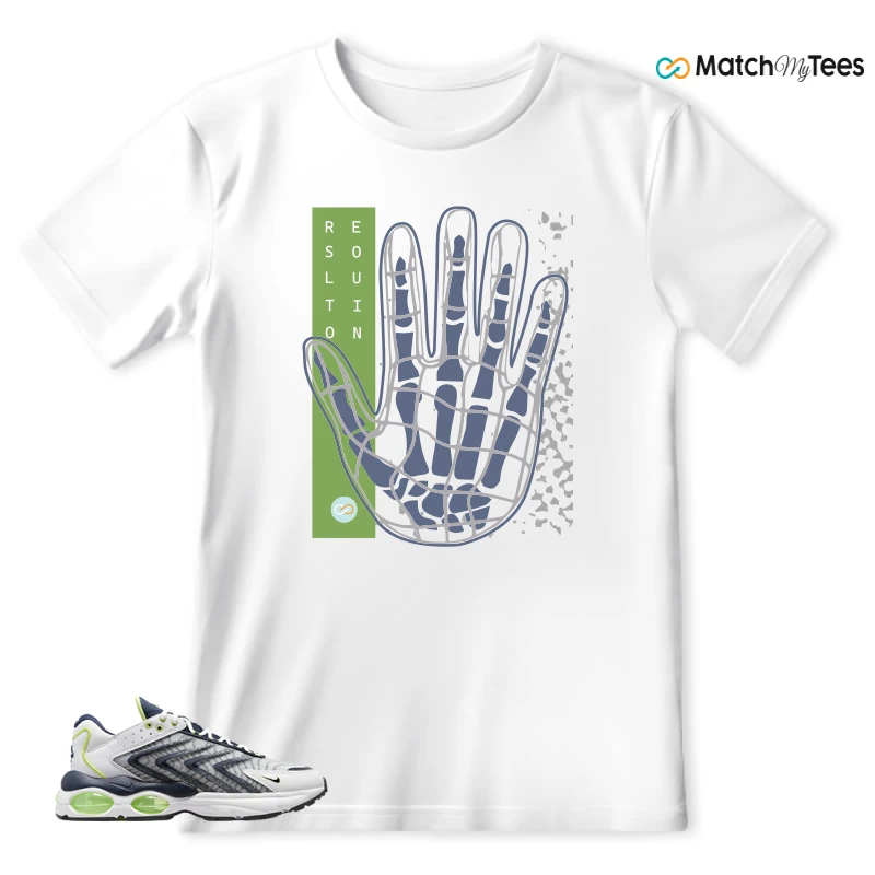 NIKE AIR MAX TW WHITE LEMON TWIST NAVY SNEAKER Matching Tees t-shirt