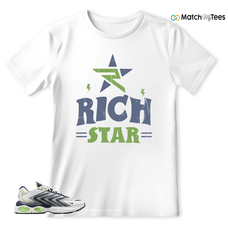 NIKE AIR MAX TW WHITE LEMON TWIST NAVY SNEAKER Matching Tees t-shirt