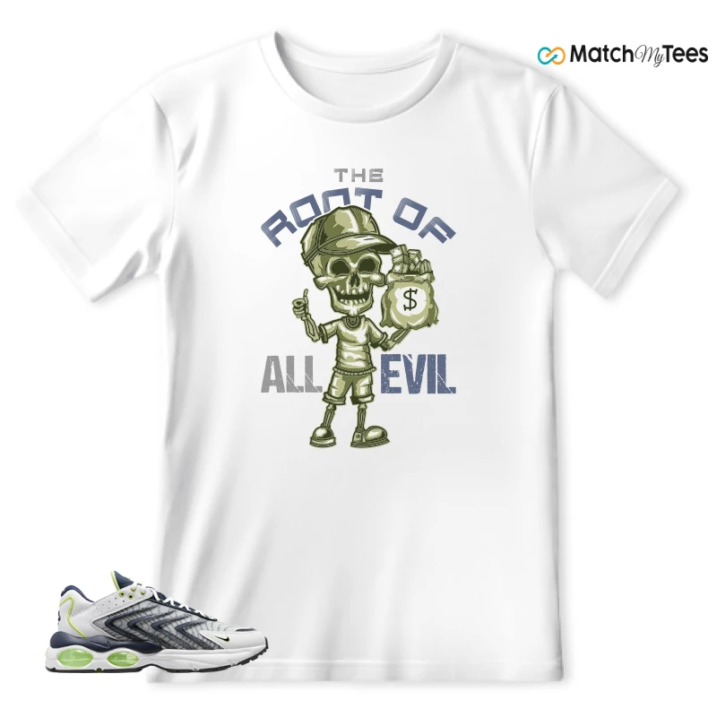 NIKE AIR MAX TW WHITE LEMON TWIST NAVY SNEAKER Matching Tees t-shirt