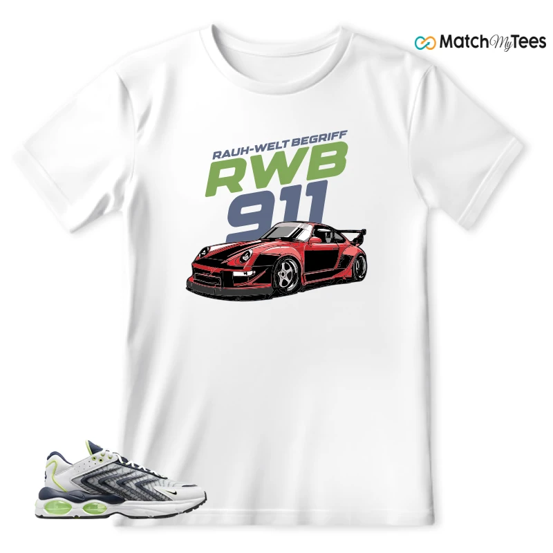 NIKE AIR MAX TW WHITE LEMON TWIST NAVY SNEAKER Matching Tees t-shirt