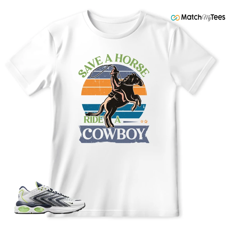 NIKE AIR MAX TW WHITE LEMON TWIST NAVY SNEAKER Matching Tees t-shirt
