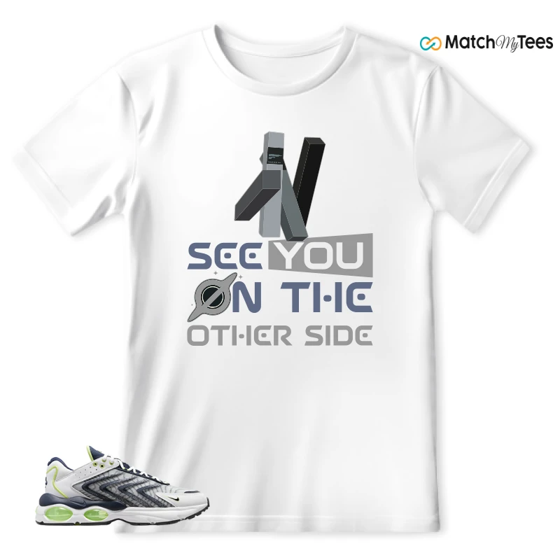 NIKE AIR MAX TW WHITE LEMON TWIST NAVY SNEAKER Matching Tees t-shirt