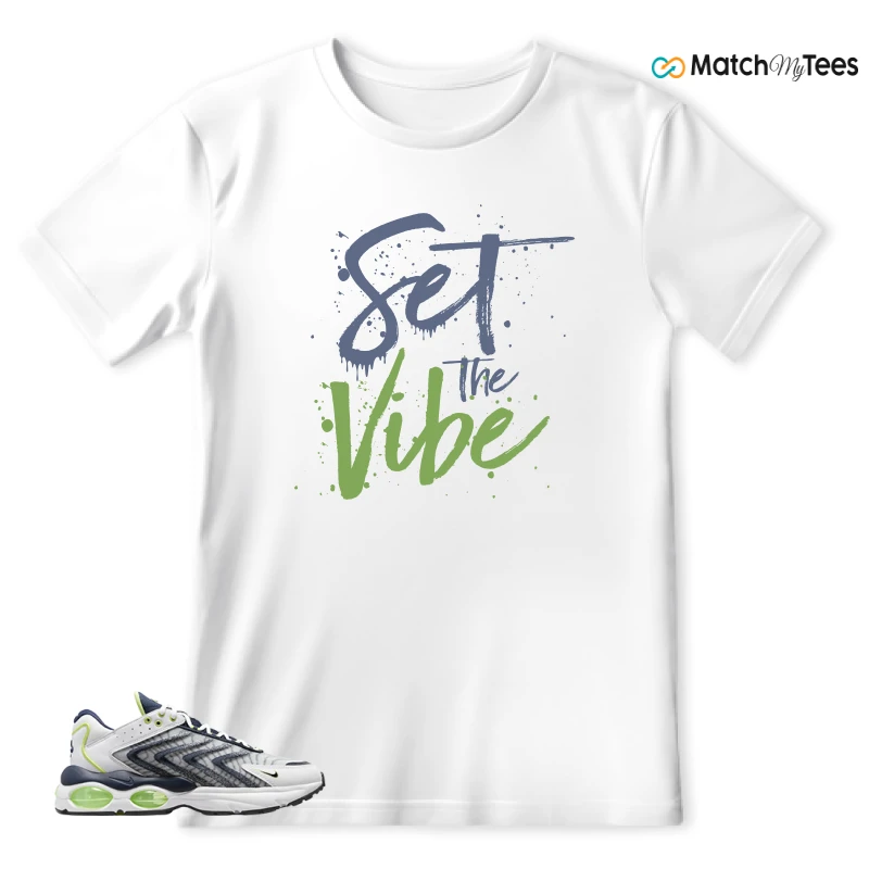 NIKE AIR MAX TW WHITE LEMON TWIST NAVY SNEAKER Matching Tees t-shirt