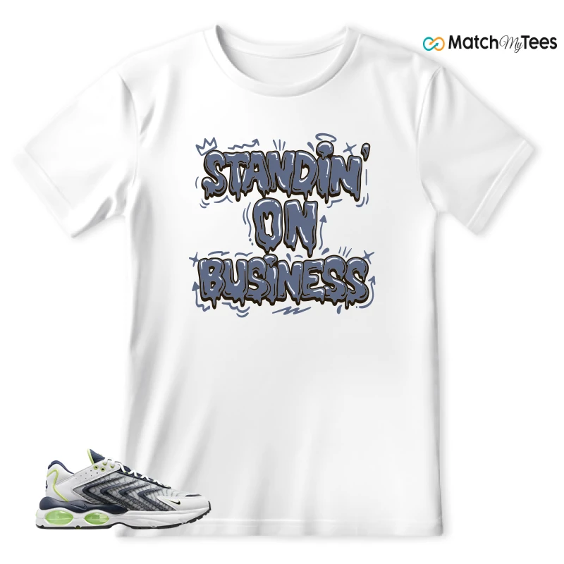 NIKE AIR MAX TW WHITE LEMON TWIST NAVY SNEAKER Matching Tees t-shirt