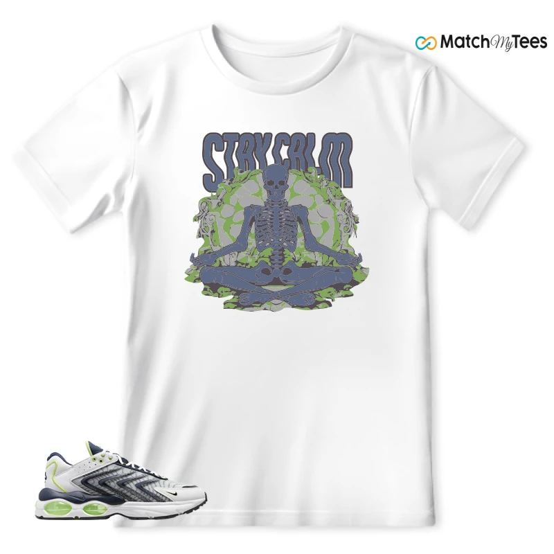 NIKE AIR MAX TW WHITE LEMON TWIST NAVY SNEAKER Matching Tees t-shirt