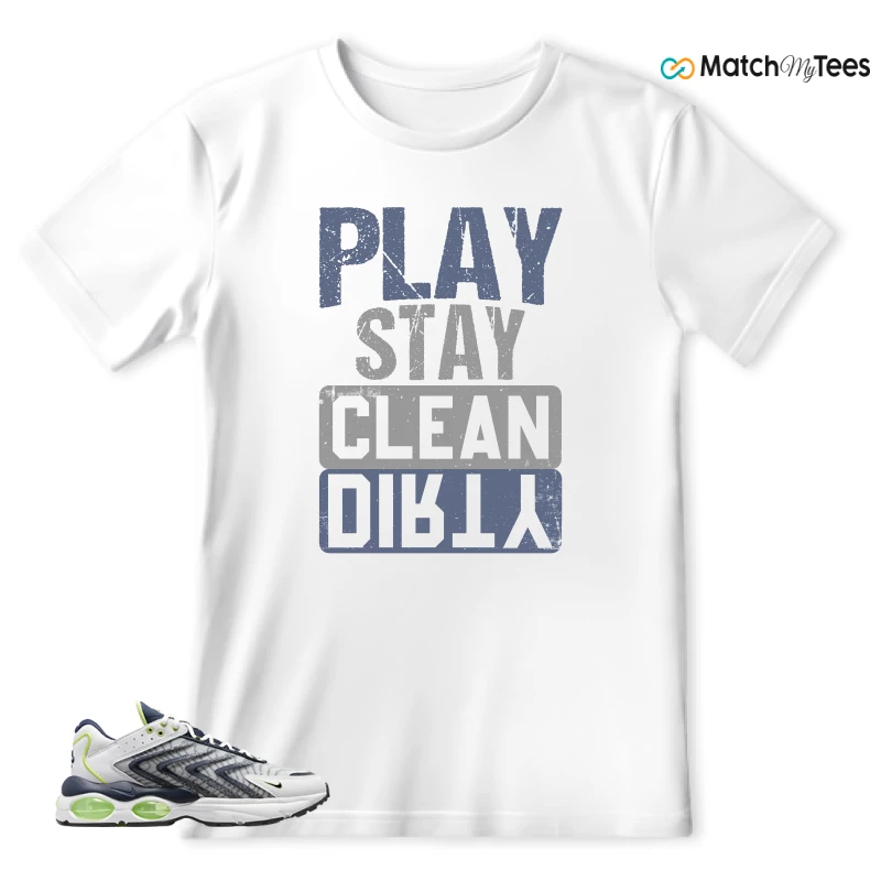 NIKE AIR MAX TW WHITE LEMON TWIST NAVY SNEAKER Matching Tees t-shirt