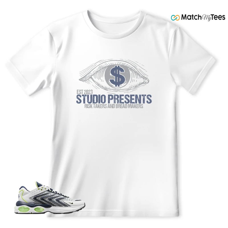 NIKE AIR MAX TW WHITE LEMON TWIST NAVY SNEAKER Matching Tees t-shirt