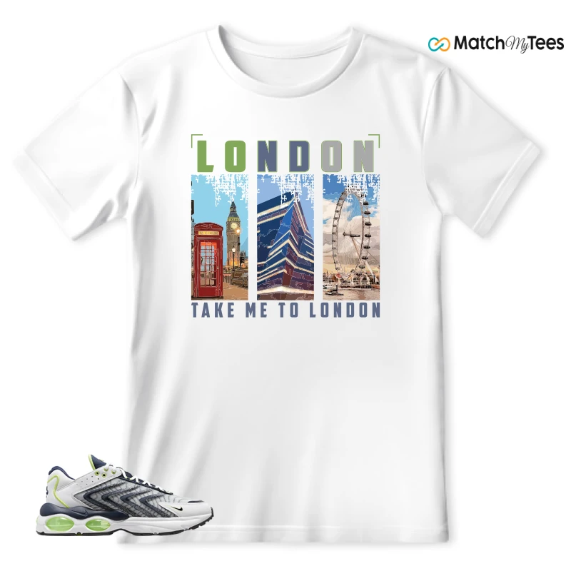 NIKE AIR MAX TW WHITE LEMON TWIST NAVY SNEAKER Matching Tees t-shirt