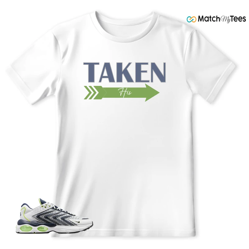 NIKE AIR MAX TW WHITE LEMON TWIST NAVY SNEAKER Matching Tees t-shirt
