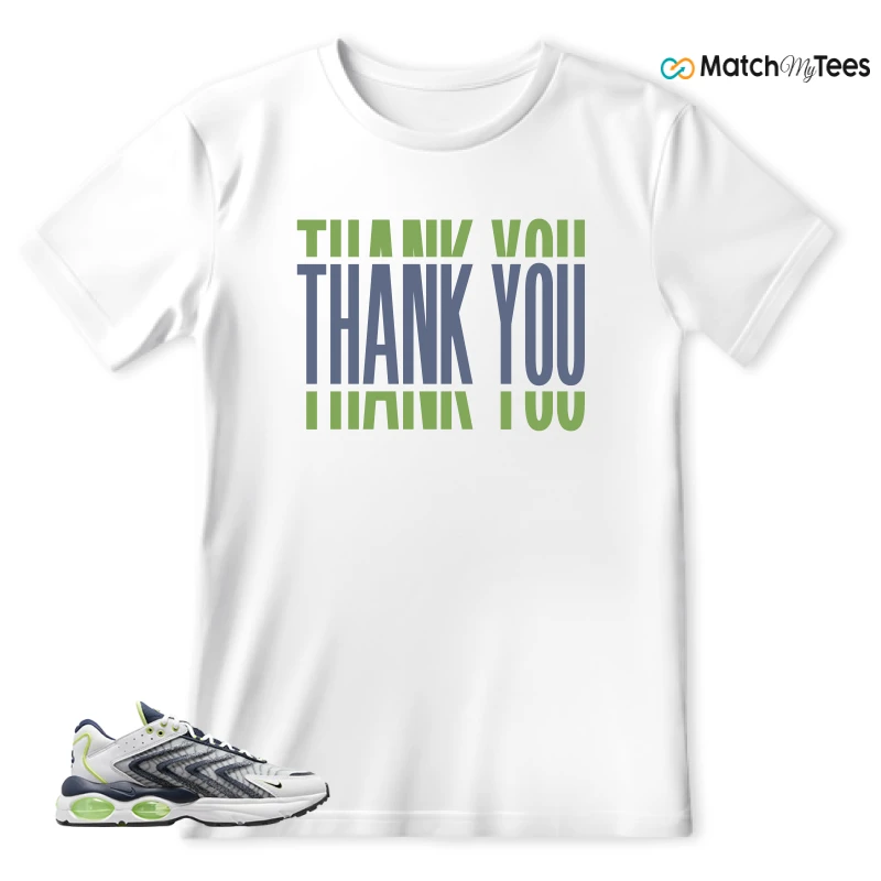 NIKE AIR MAX TW WHITE LEMON TWIST NAVY SNEAKER Matching Tees t-shirt