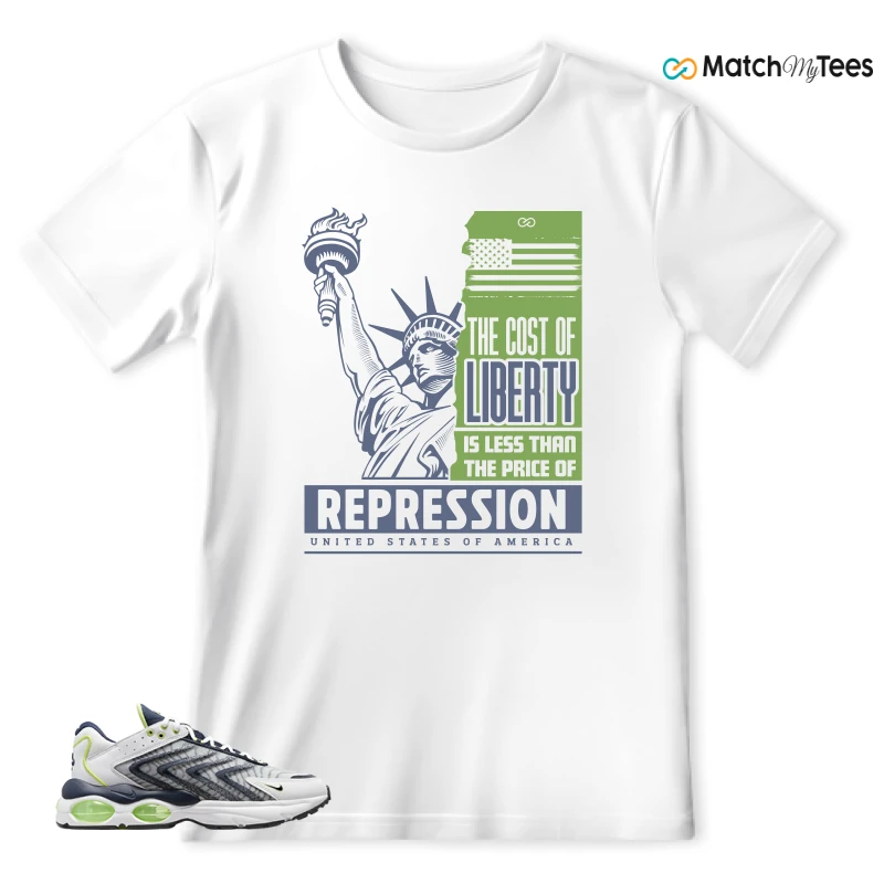 NIKE AIR MAX TW WHITE LEMON TWIST NAVY SNEAKER Matching Tees t-shirt