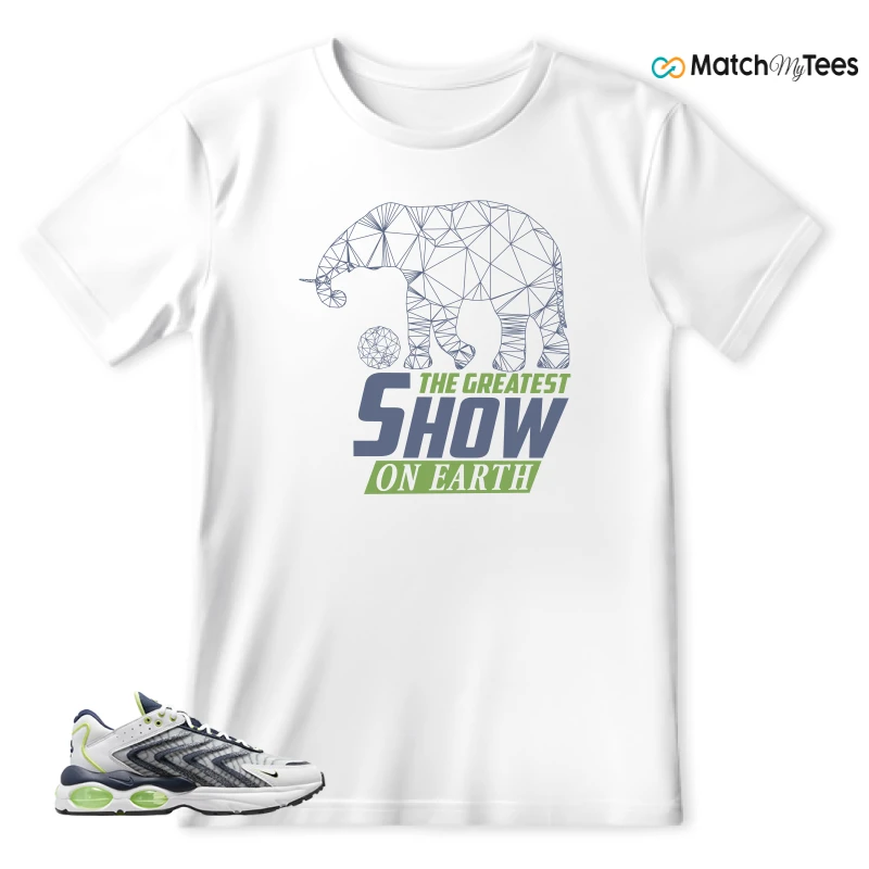 NIKE AIR MAX TW WHITE LEMON TWIST NAVY SNEAKER Matching Tees t-shirt