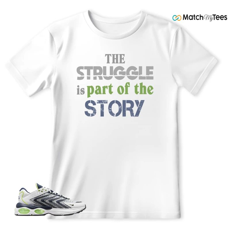 NIKE AIR MAX TW WHITE LEMON TWIST NAVY SNEAKER Matching Tees t-shirt