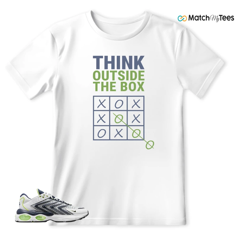 NIKE AIR MAX TW WHITE LEMON TWIST NAVY SNEAKER Matching Tees t-shirt