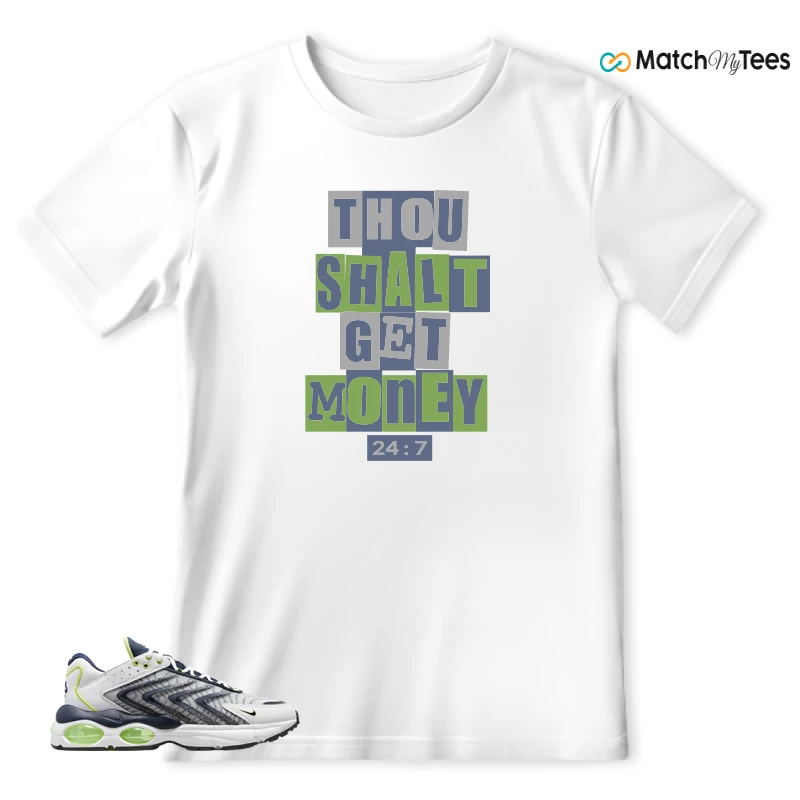 NIKE AIR MAX TW WHITE LEMON TWIST NAVY SNEAKER Matching Tees t-shirt