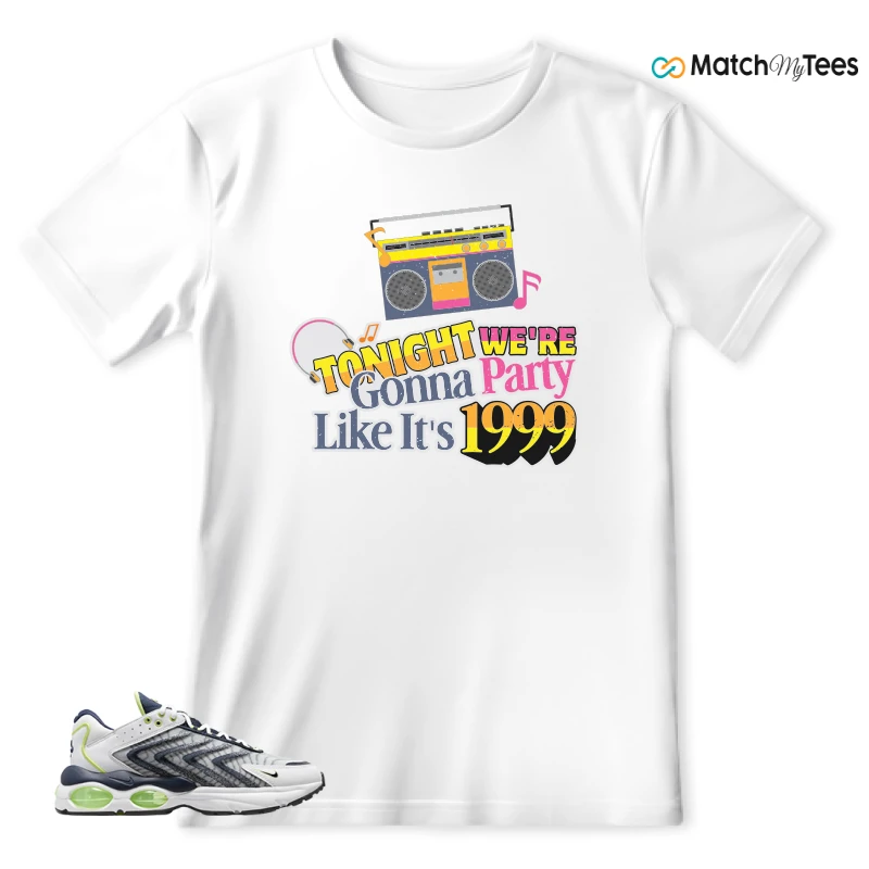 NIKE AIR MAX TW WHITE LEMON TWIST NAVY SNEAKER Matching Tees t-shirt