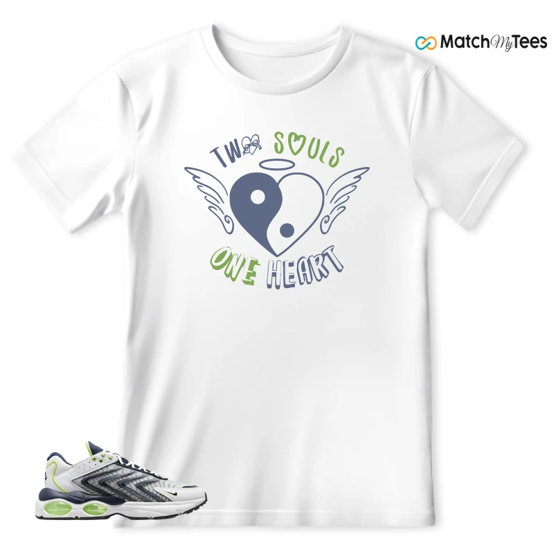 NIKE AIR MAX TW WHITE LEMON TWIST NAVY SNEAKER Matching Tees t-shirt