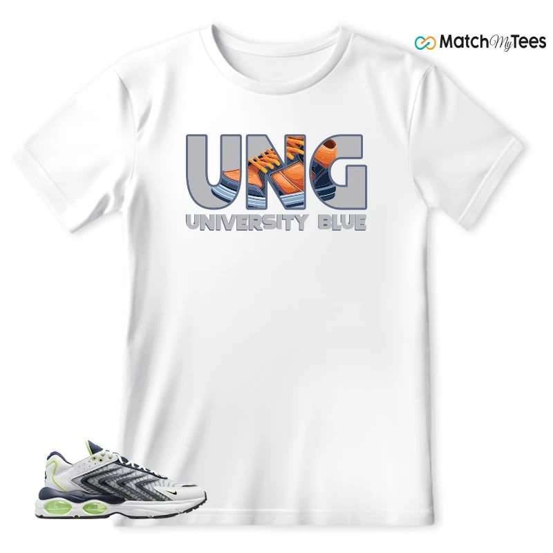 NIKE AIR MAX TW WHITE LEMON TWIST NAVY SNEAKER Matching Tees t-shirt