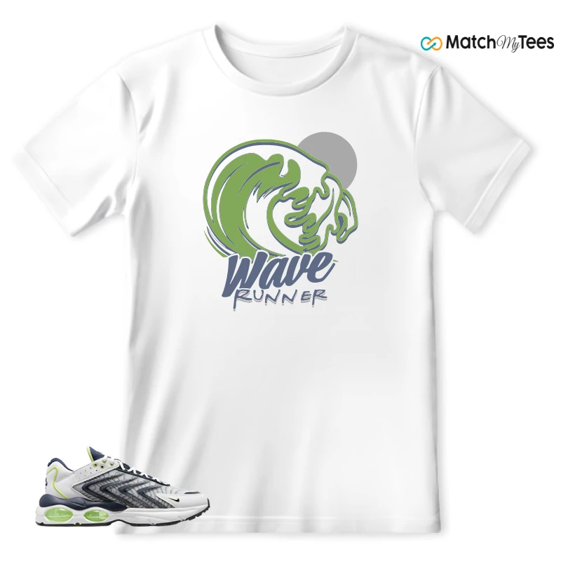 NIKE AIR MAX TW WHITE LEMON TWIST NAVY SNEAKER Matching Tees t-shirt