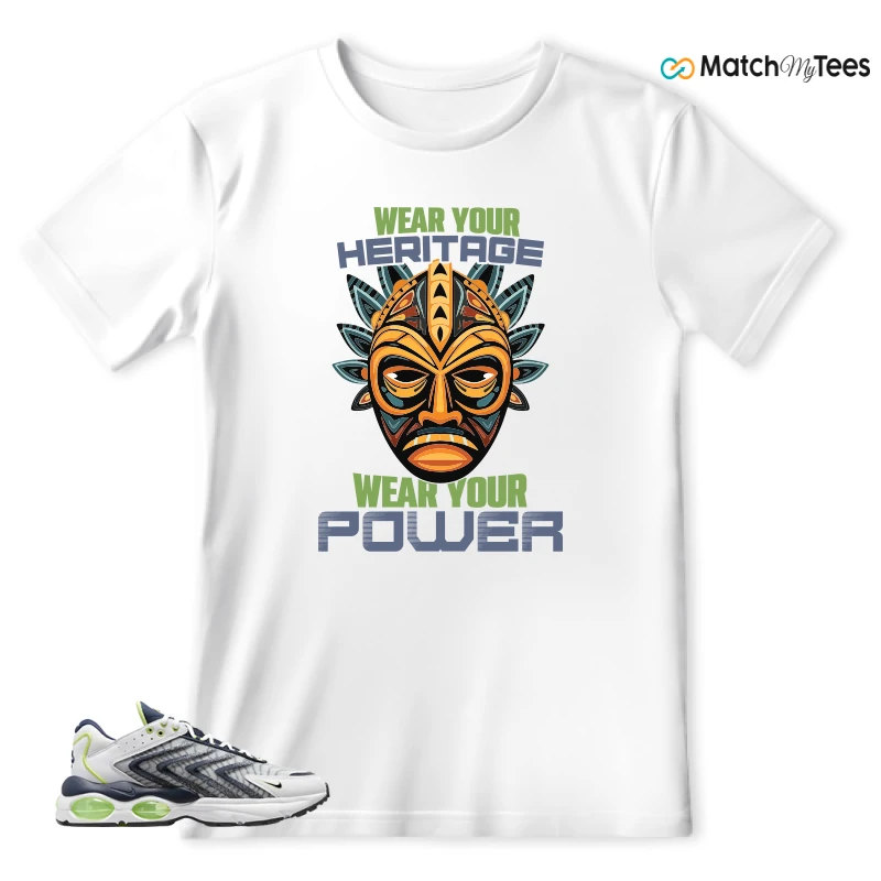 NIKE AIR MAX TW WHITE LEMON TWIST NAVY SNEAKER Matching Tees t-shirt