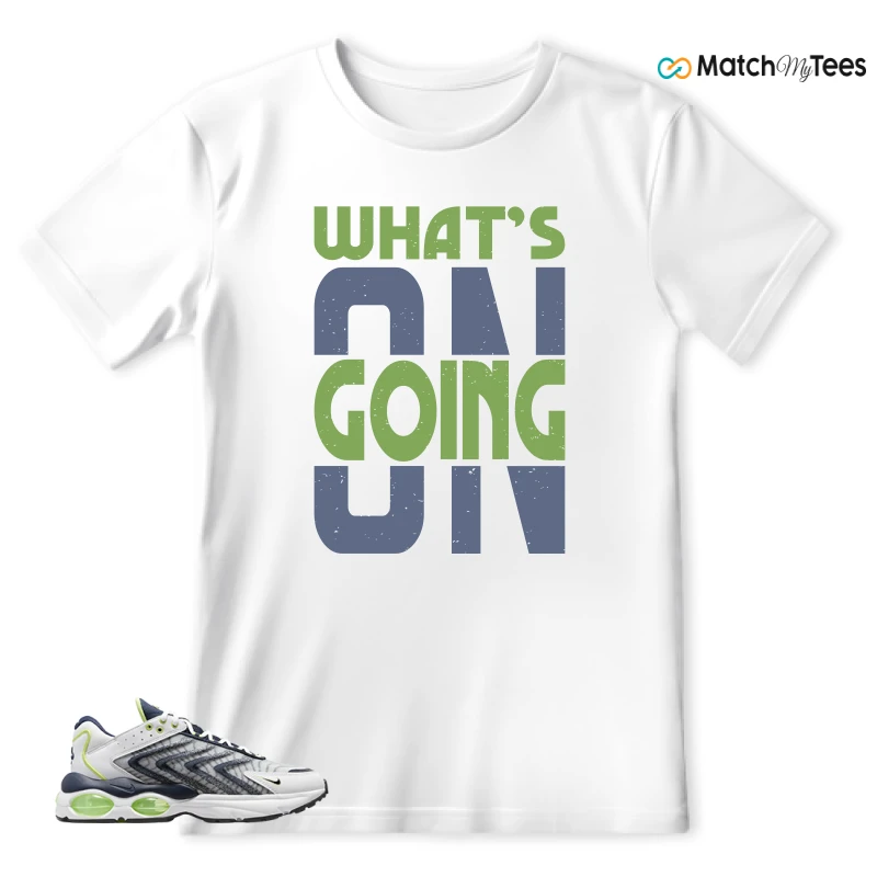 NIKE AIR MAX TW WHITE LEMON TWIST NAVY SNEAKER Matching Tees t-shirt