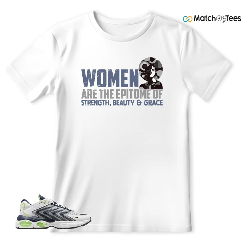 NIKE AIR MAX TW WHITE LEMON TWIST NAVY SNEAKER Matching Tees t-shirt