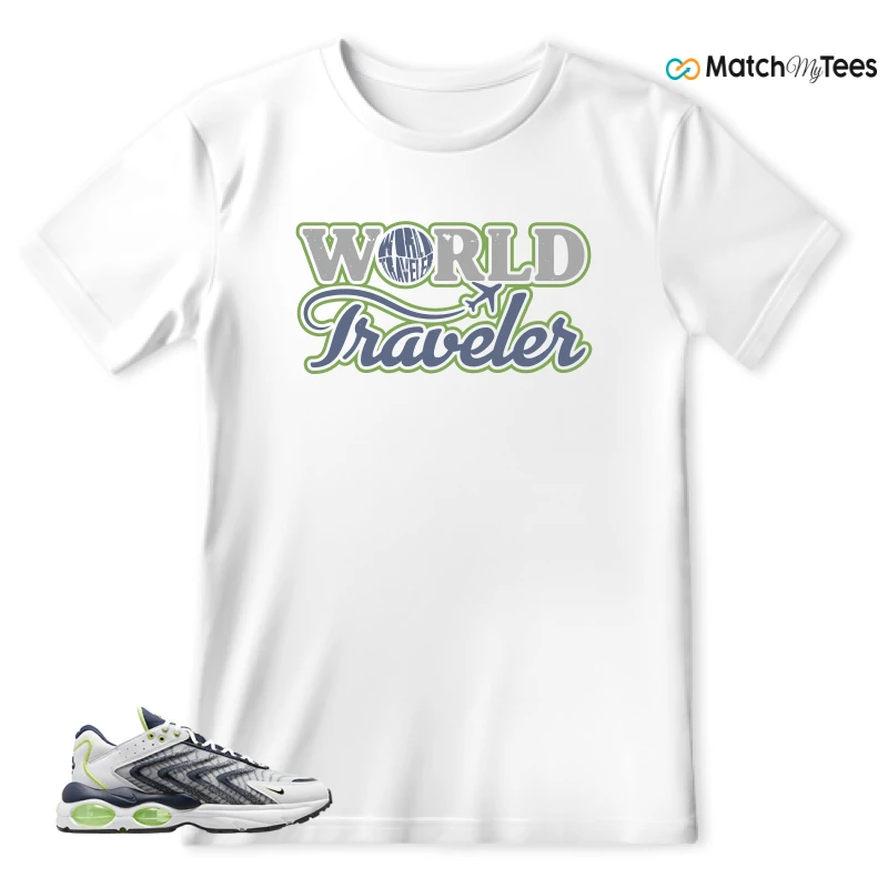 NIKE AIR MAX TW WHITE LEMON TWIST NAVY SNEAKER Matching Tees t-shirt