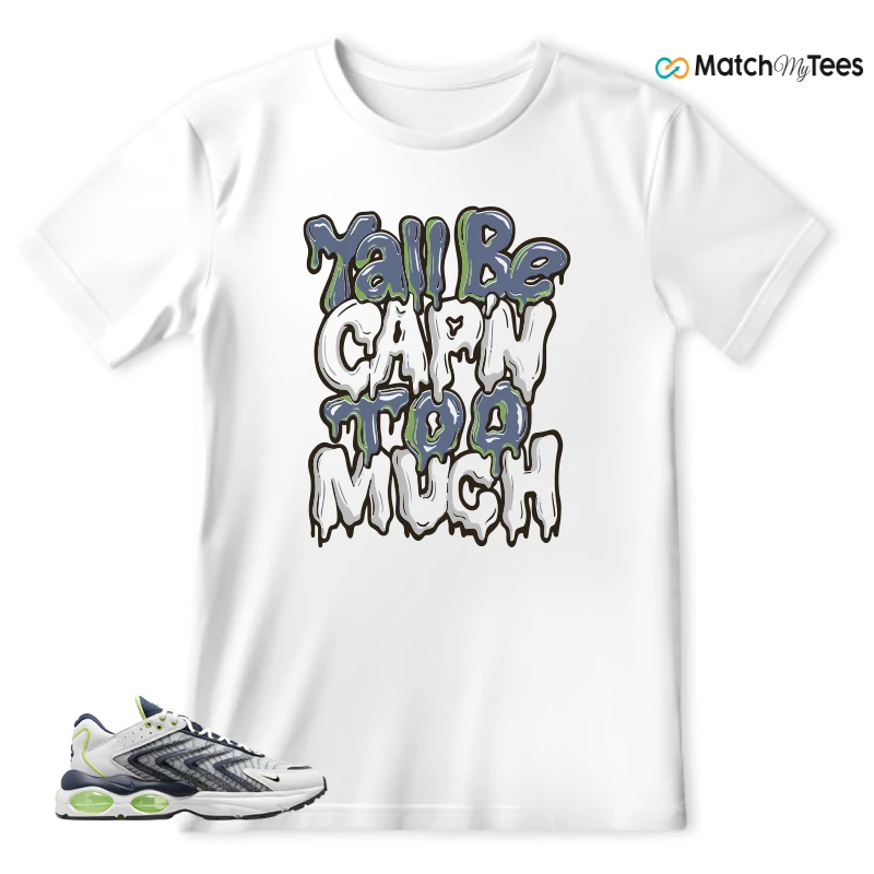 NIKE AIR MAX TW WHITE LEMON TWIST NAVY SNEAKER Matching Tees t-shirt