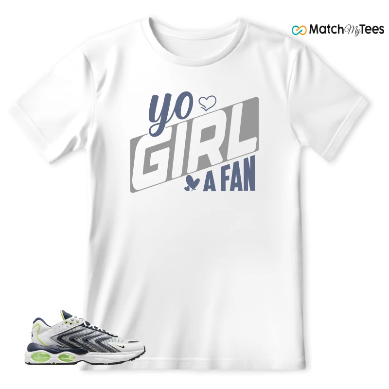 NIKE AIR MAX TW WHITE LEMON TWIST NAVY SNEAKER Matching Tees t-shirt