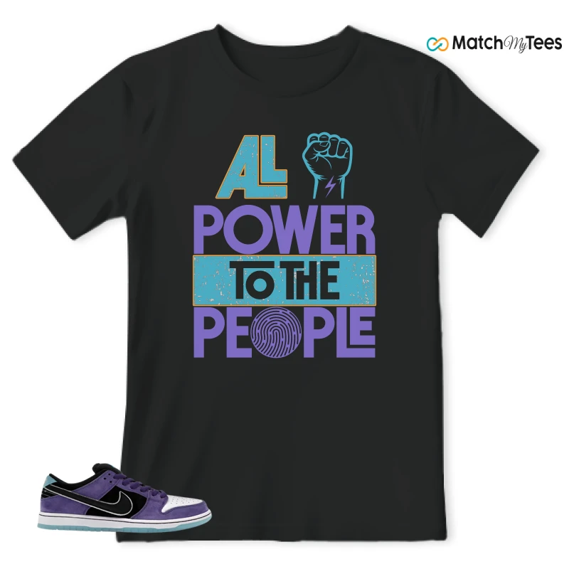 NIKE DUNK LOW X HAYLEY WILSON COURT PURPLE SNEAKER Matching Tees t-shirt