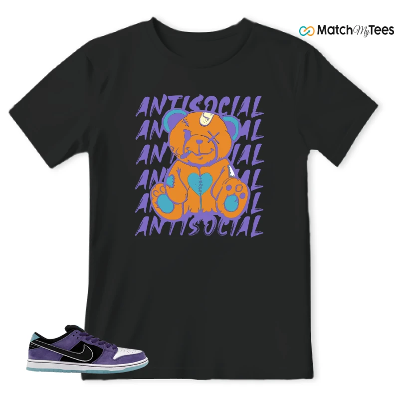 NIKE DUNK LOW X HAYLEY WILSON COURT PURPLE SNEAKER Matching Tees t-shirt