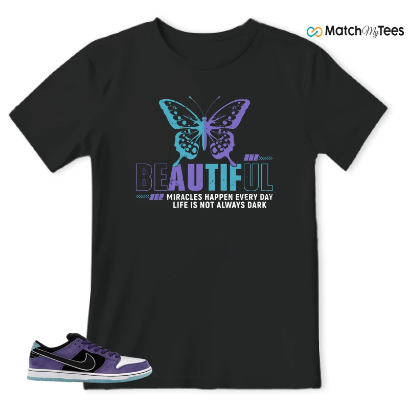 NIKE DUNK LOW X HAYLEY WILSON COURT PURPLE SNEAKER Matching Tees t-shirt