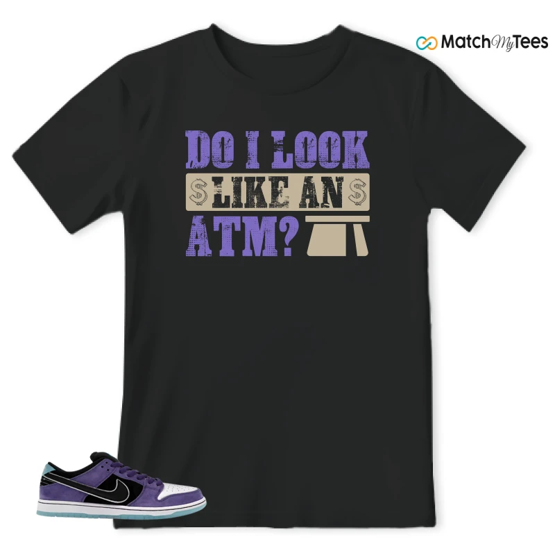 NIKE DUNK LOW X HAYLEY WILSON COURT PURPLE SNEAKER Matching Tees t-shirt