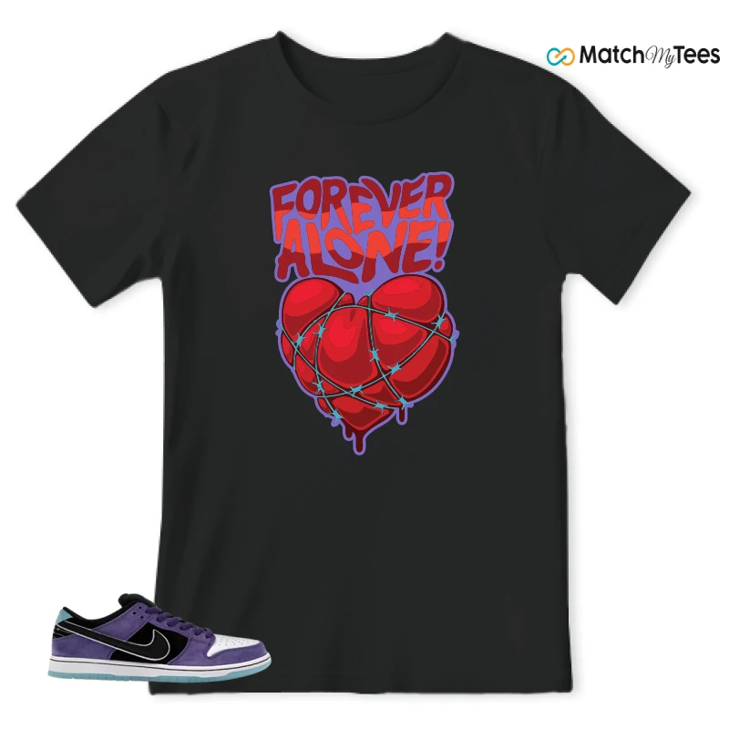NIKE DUNK LOW X HAYLEY WILSON COURT PURPLE SNEAKER Matching Tees t-shirt