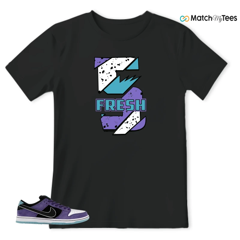 NIKE DUNK LOW X HAYLEY WILSON COURT PURPLE SNEAKER Matching Tees t-shirt
