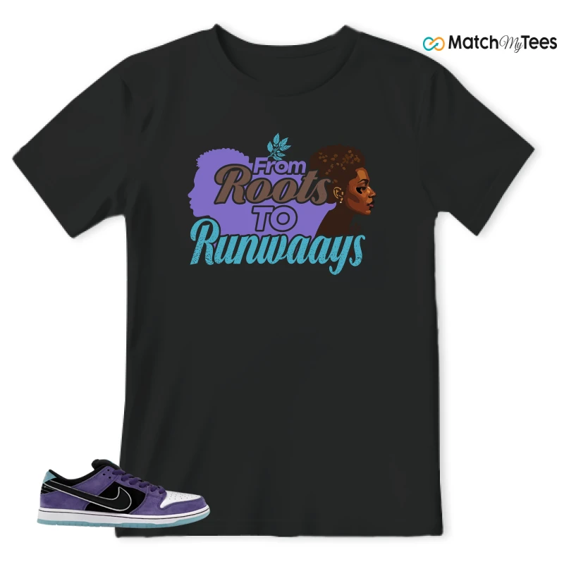 NIKE DUNK LOW X HAYLEY WILSON COURT PURPLE SNEAKER Matching Tees t-shirt