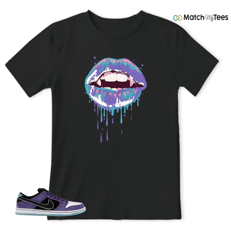 NIKE DUNK LOW X HAYLEY WILSON COURT PURPLE SNEAKER Matching Tees t-shirt