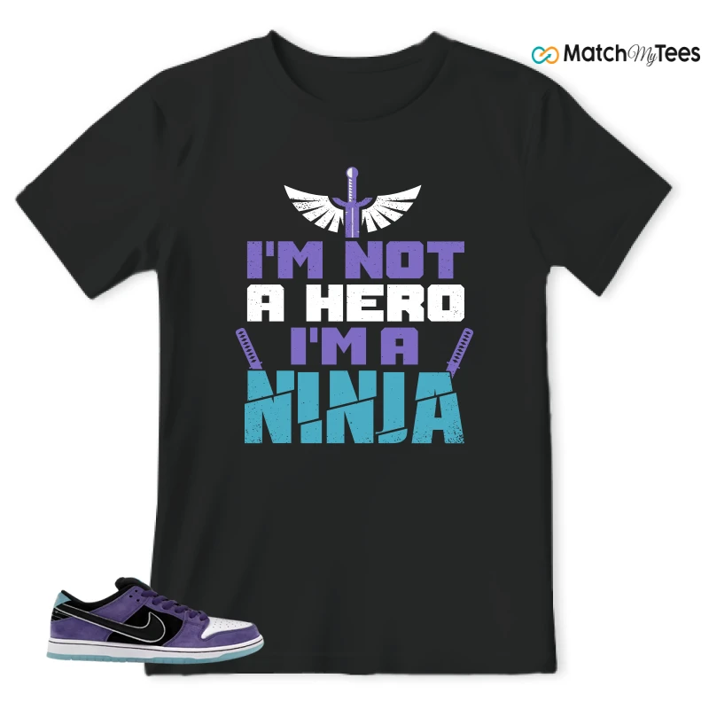 NIKE DUNK LOW X HAYLEY WILSON COURT PURPLE SNEAKER Matching Tees t-shirt