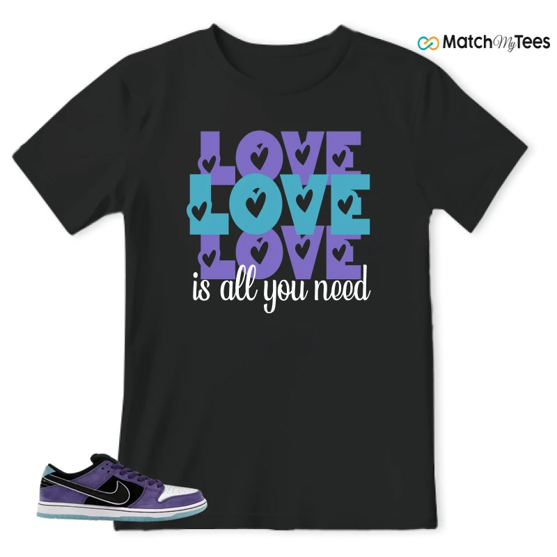 NIKE DUNK LOW X HAYLEY WILSON COURT PURPLE SNEAKER Matching Tees t-shirt