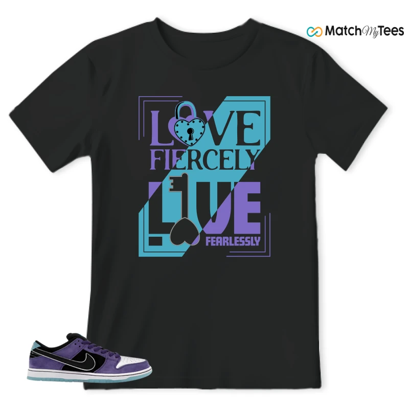 NIKE DUNK LOW X HAYLEY WILSON COURT PURPLE SNEAKER Matching Tees t-shirt