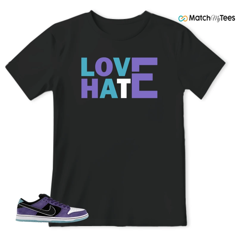 NIKE DUNK LOW X HAYLEY WILSON COURT PURPLE SNEAKER Matching Tees t-shirt