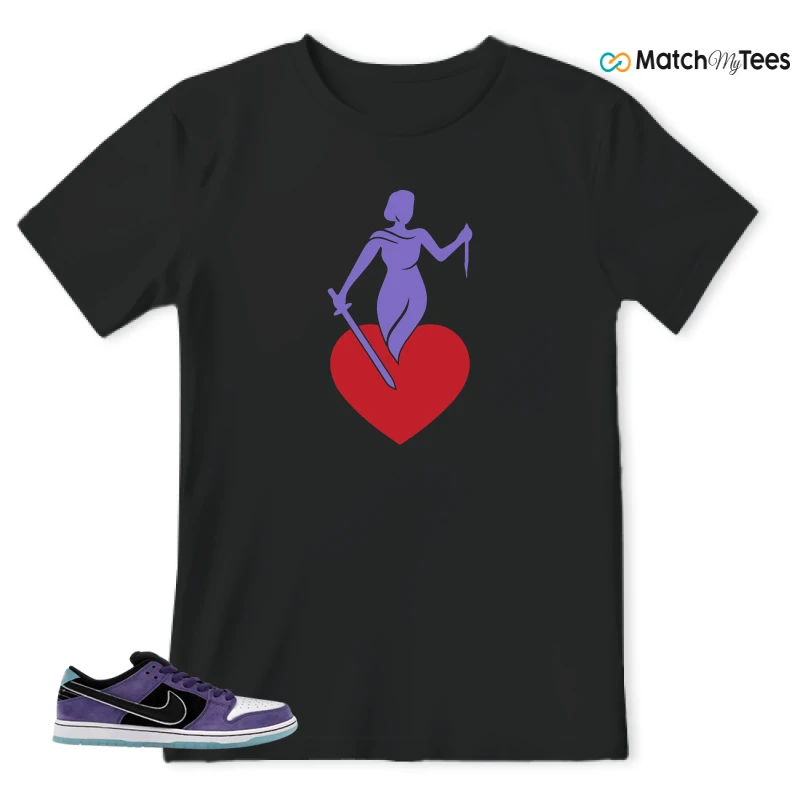 NIKE DUNK LOW X HAYLEY WILSON COURT PURPLE SNEAKER Matching Tees t-shirt