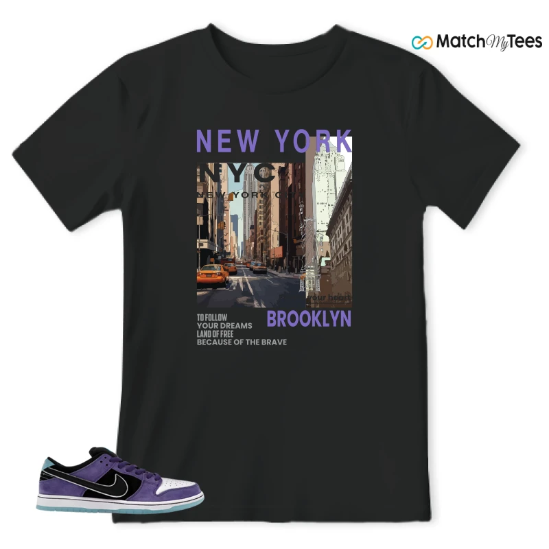 NIKE DUNK LOW X HAYLEY WILSON COURT PURPLE SNEAKER Matching Tees t-shirt