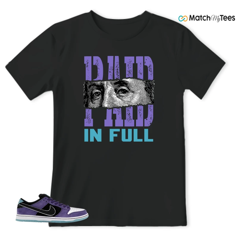 NIKE DUNK LOW X HAYLEY WILSON COURT PURPLE SNEAKER Matching Tees t-shirt