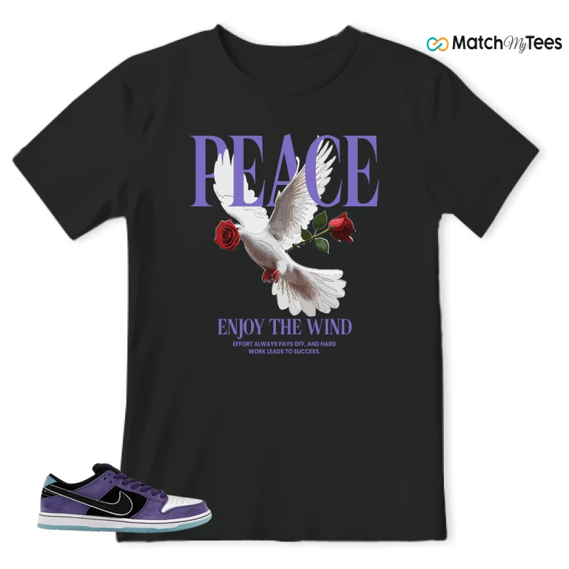 NIKE DUNK LOW X HAYLEY WILSON COURT PURPLE SNEAKER Matching Tees t-shirt