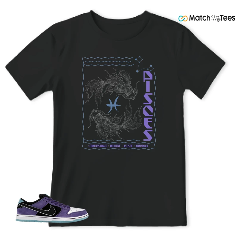 NIKE DUNK LOW X HAYLEY WILSON COURT PURPLE SNEAKER Matching Tees t-shirt