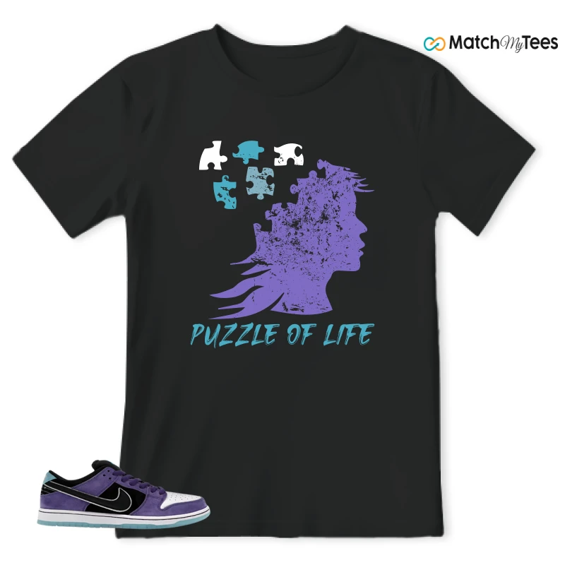 NIKE DUNK LOW X HAYLEY WILSON COURT PURPLE SNEAKER Matching Tees t-shirt